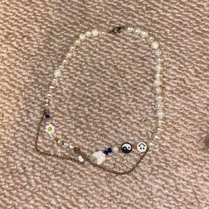 beaded pearl necklace